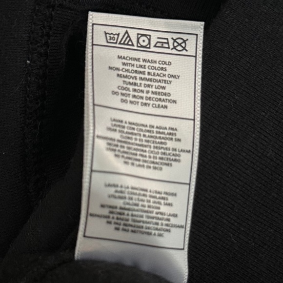 Men's - Mitchell & Ness Toronto Raptors Black & White Logo Sweatshirt - Size 2XL - Picture 13 of 15